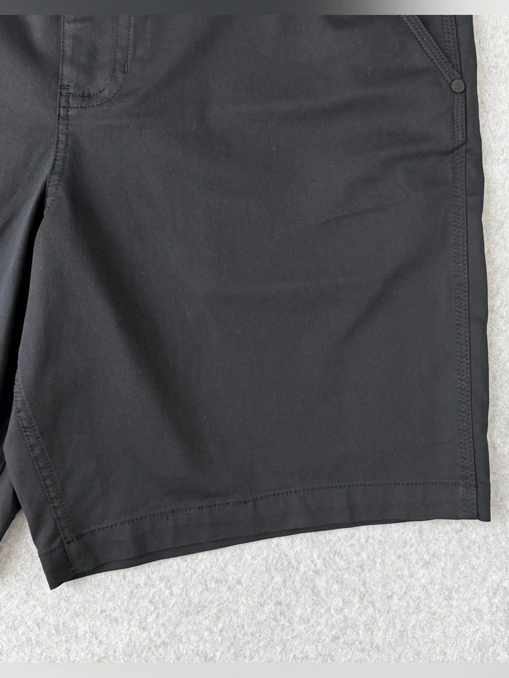 Wrangler Utility Shorts Mens 36 Black Performance Stretch Flex Waistband NWT